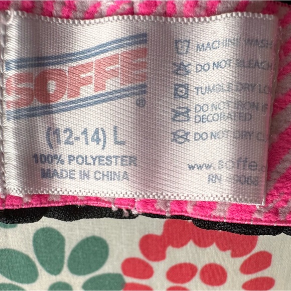 Soffe Girls Black Softball Baseball Little League Pants Size 12/14 - Picture 6 of 7